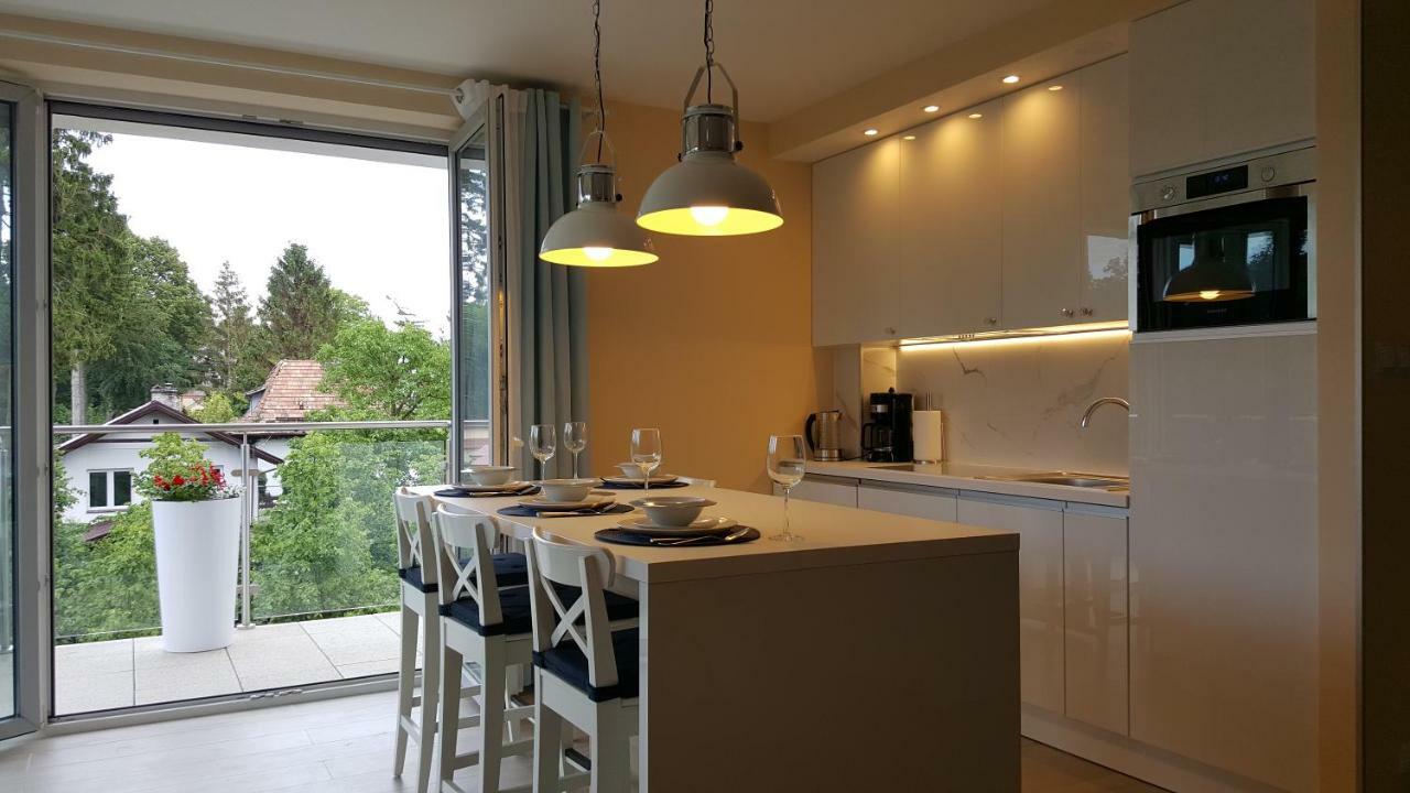 Apartment Klifowarewal Z Widokiem Na Morze Rewal